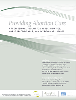 Providing Abortion Care: A Professional Toolkit For Nurse-midwives ...